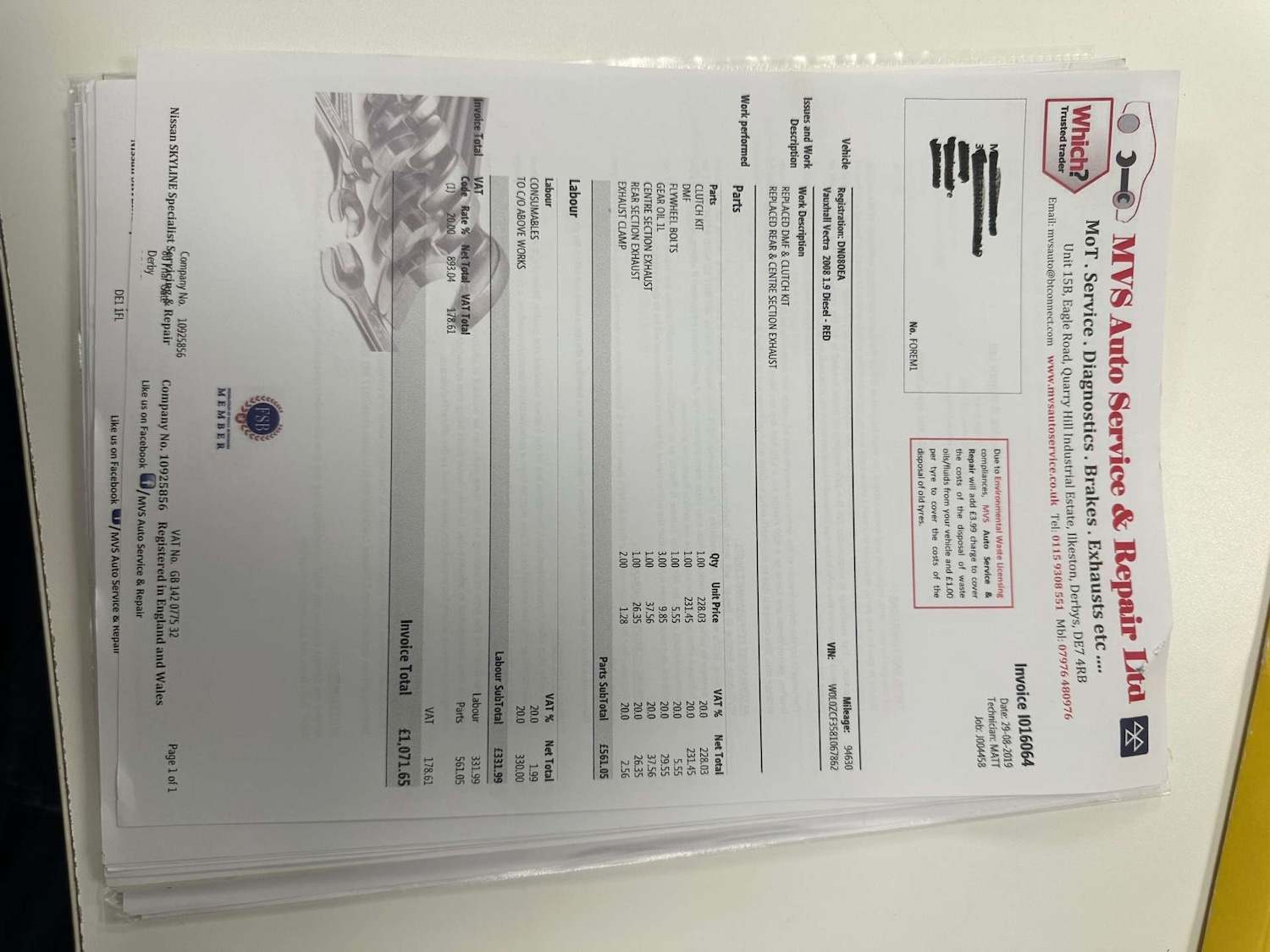 Used Vauxhall Vectra 2008 for sale - 76533564: Photo 61