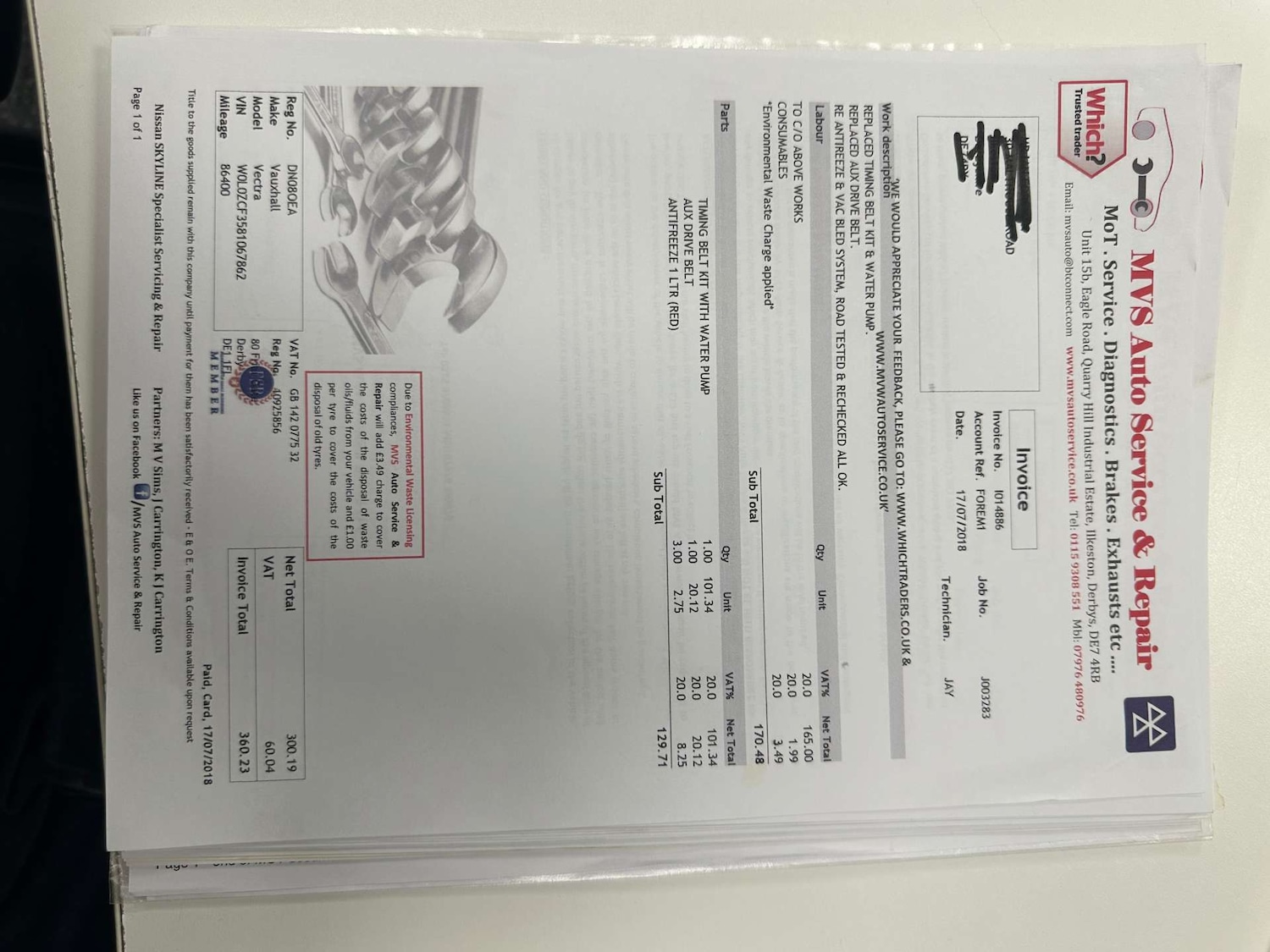 Used Vauxhall Vectra 2008 for sale - 76533564: Photo 62