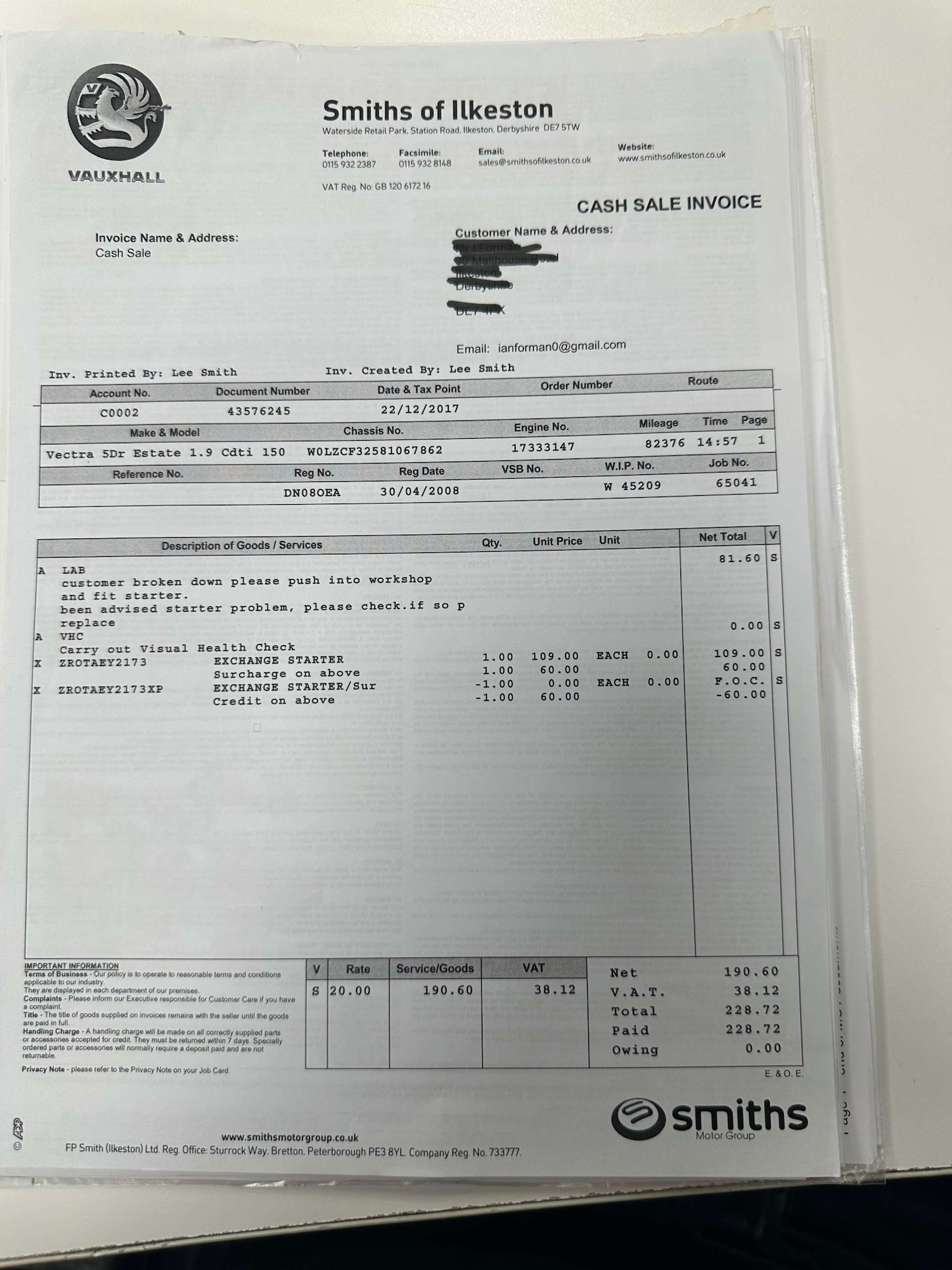 Used Vauxhall Vectra 2008 for sale - 76533564: Photo 63