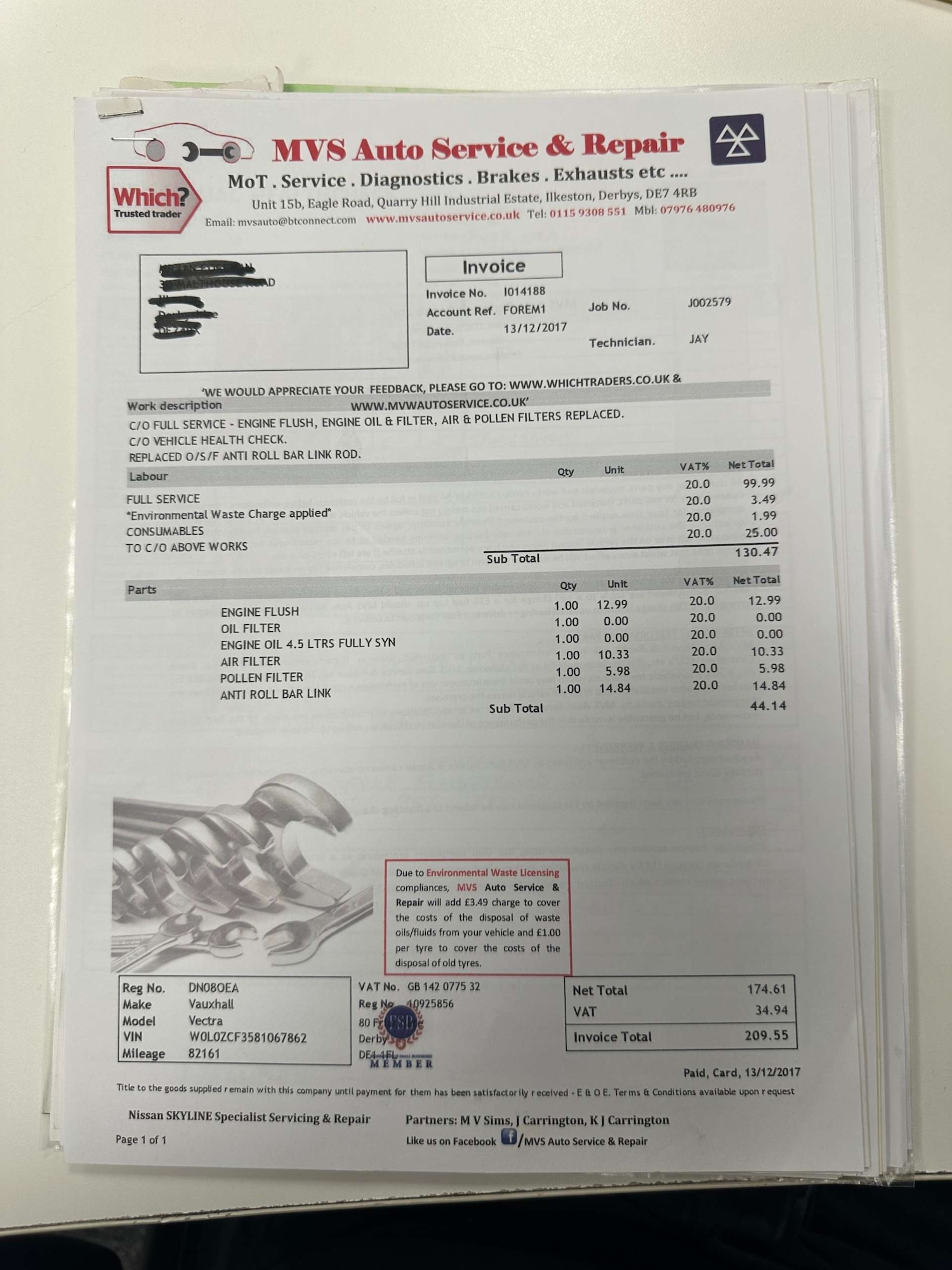 Used Vauxhall Vectra 2008 for sale - 76533564: Photo 64