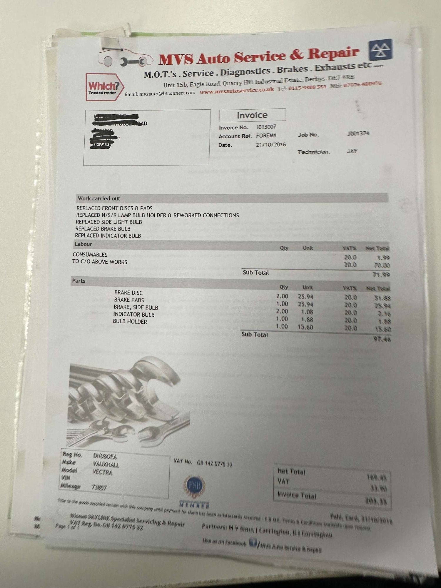 Used Vauxhall Vectra 2008 for sale - 76533564: Photo 66