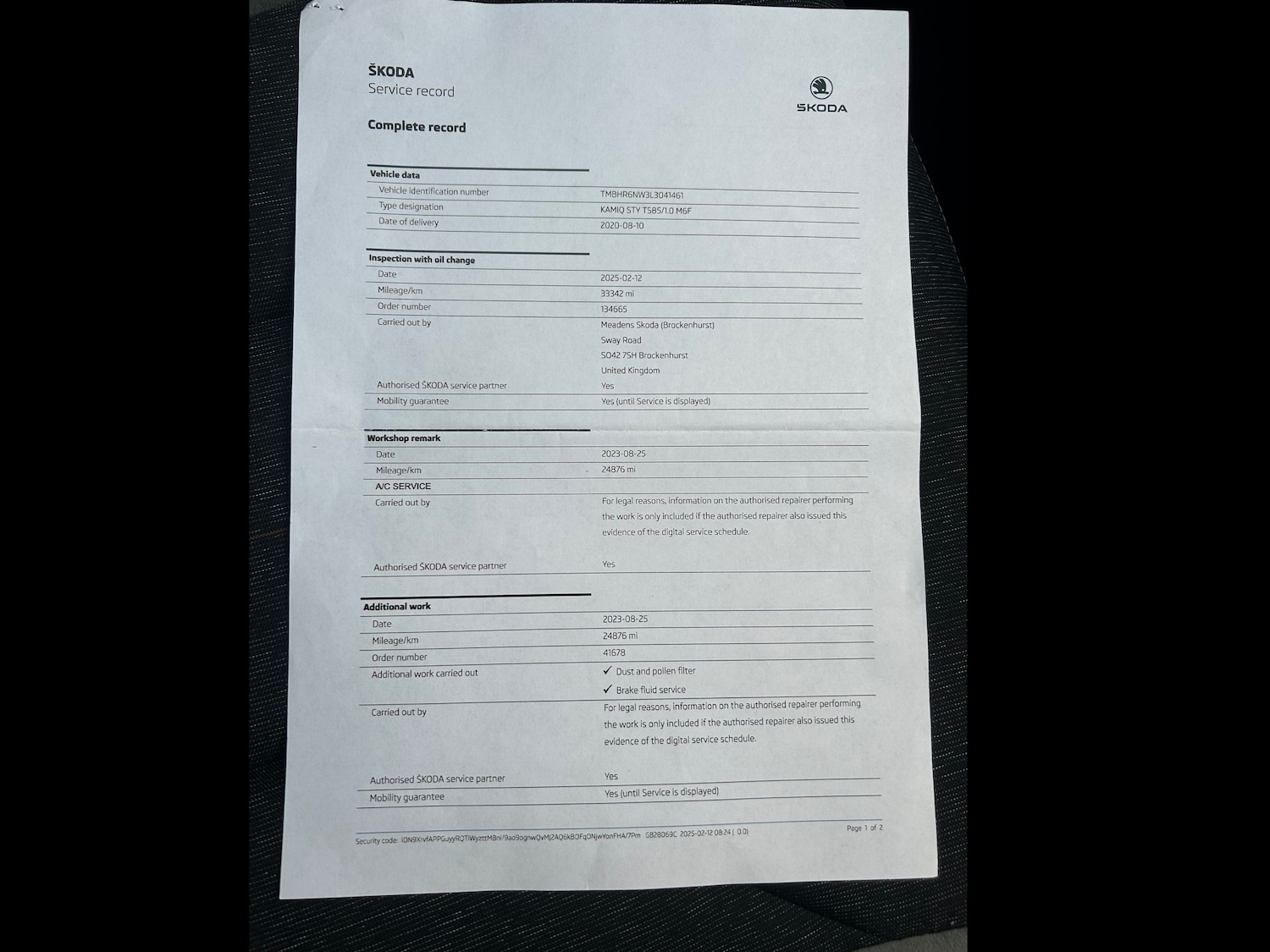 Used Skoda Kamiq 2020 for sale - 76885222: Photo 13