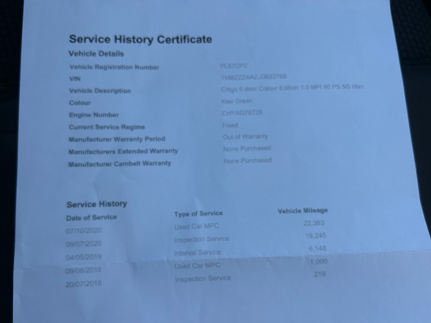 Used Skoda Citigo 2018 for sale - 77003733: Photo 10