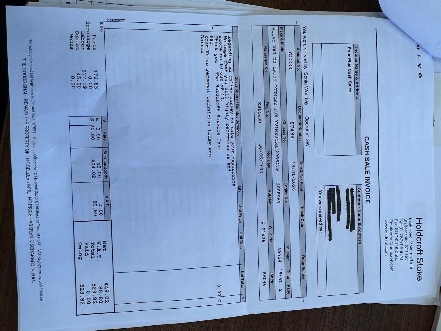 Used Volvo V40 Cross Country for sale - 77794306: Photo 52