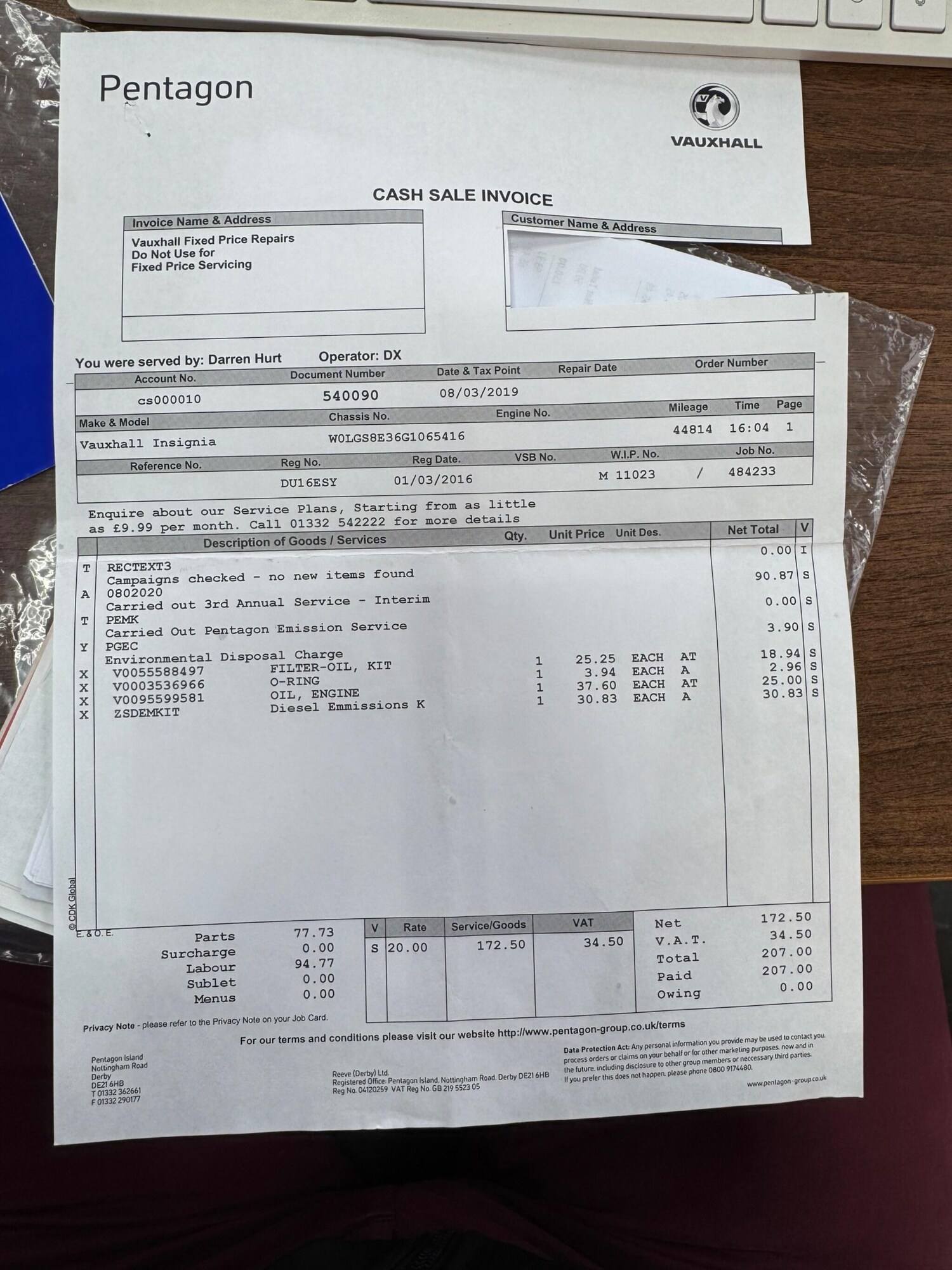 Used Vauxhall Insignia 2016 for sale - 77351938: Photo 57