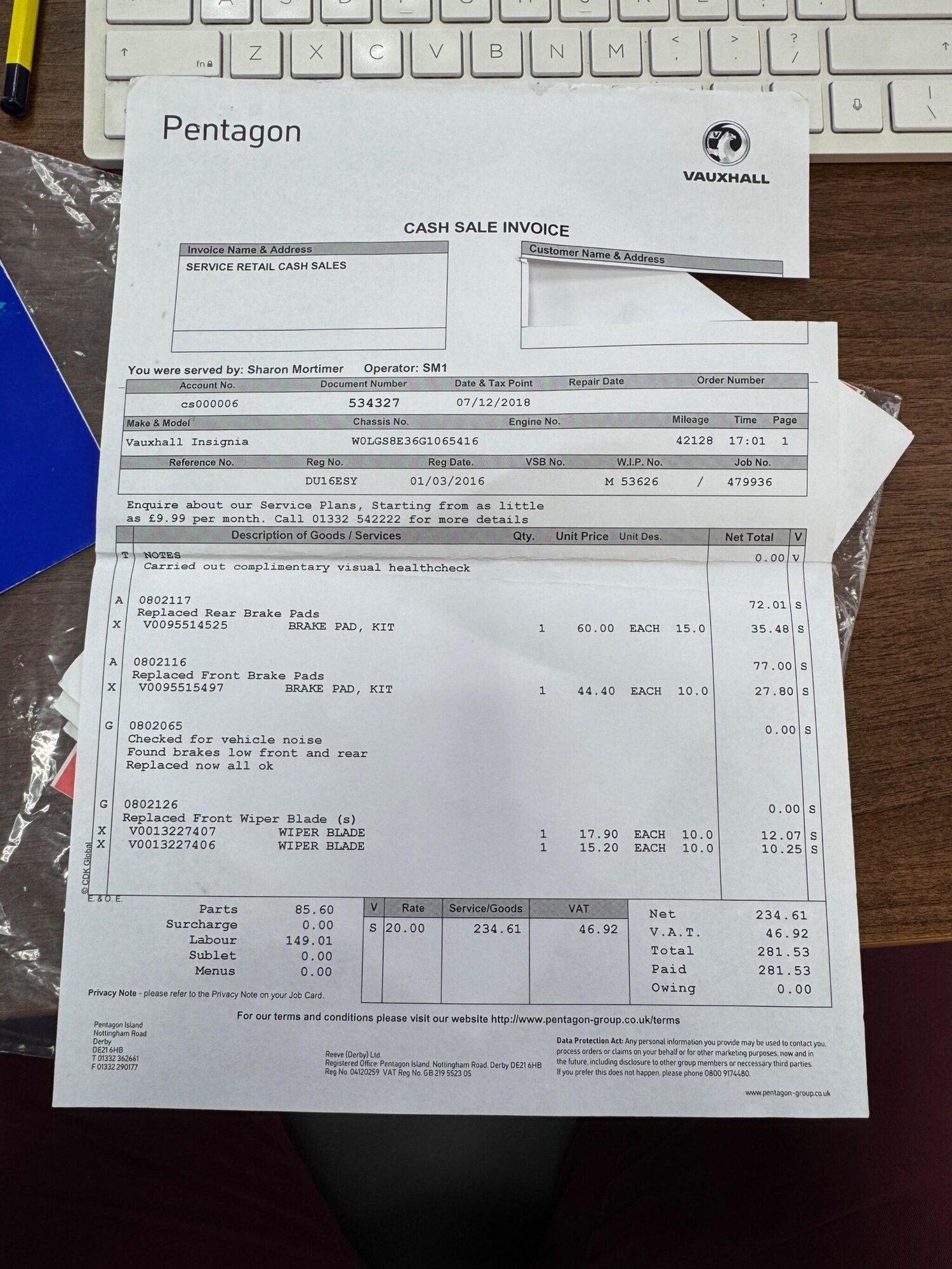 Used Vauxhall Insignia 2016 for sale - 77351938: Photo 61