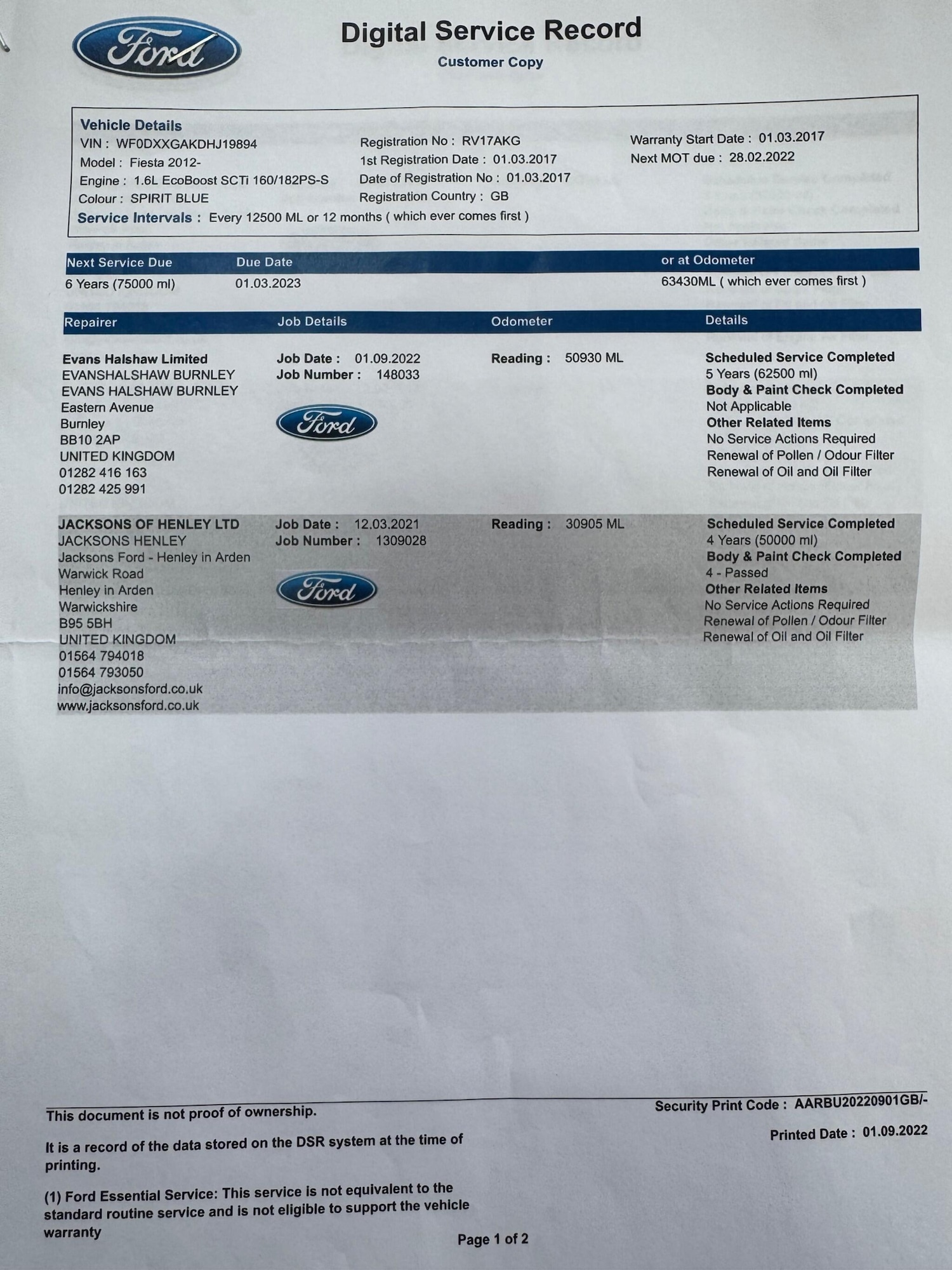 Used Ford Fiesta 2017 for sale - 77598232: Photo 39