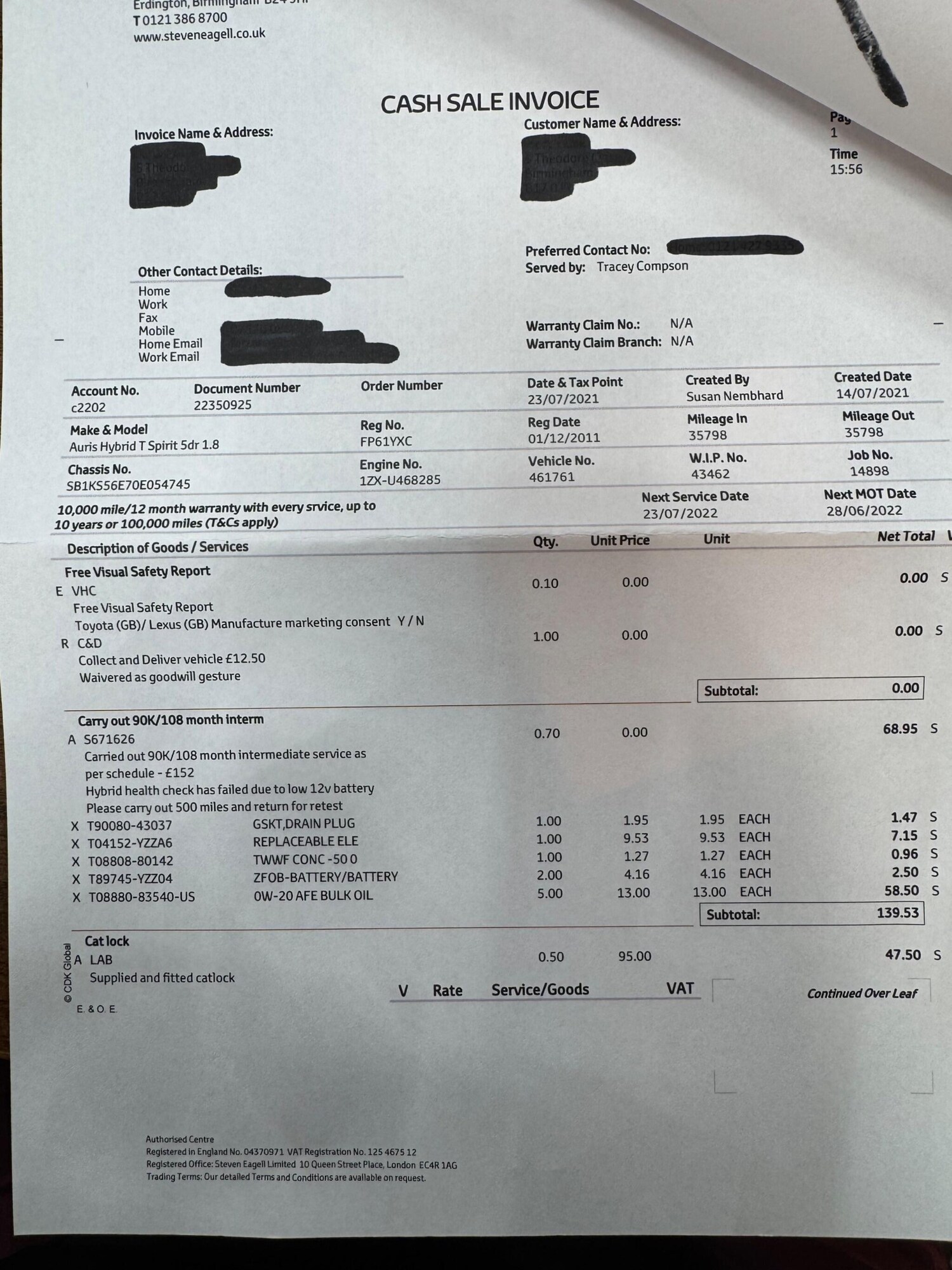 Used Toyota Auris 2011 for sale - 77351396: Photo 61