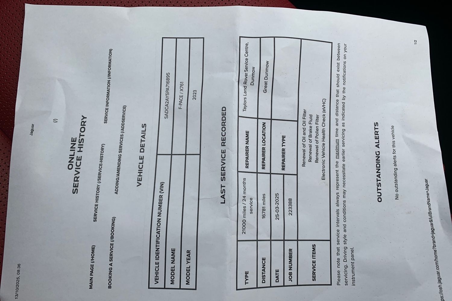 Used Jaguar F-Pace 2023 for sale - 76396797: Photo 16