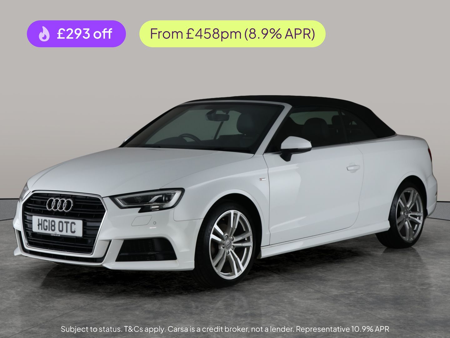 Used Audi A3 Cabriolet 2018 for sale - 76782094: Photo 1