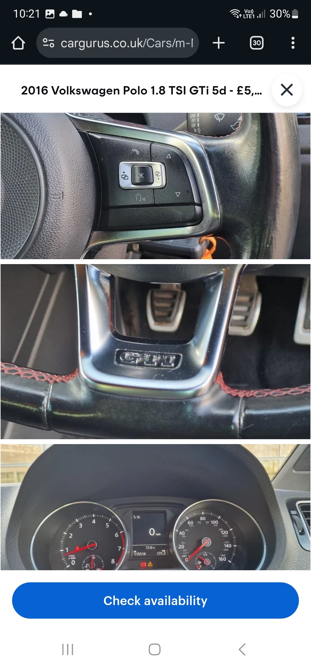 Used Volkswagen Polo 2016 for sale - 77649714: Photo 14