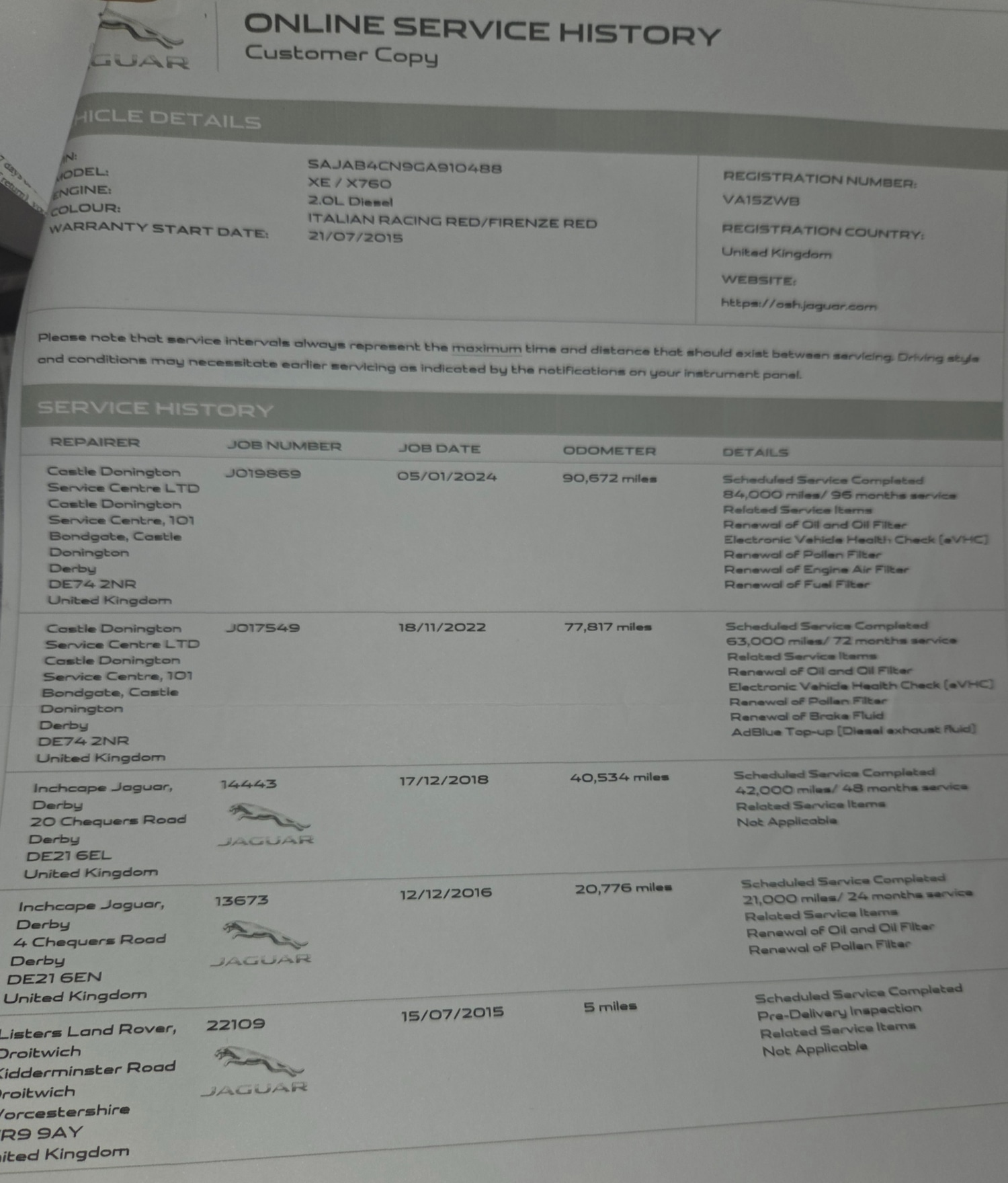 Used Jaguar XE 2015 for sale - 76208654: Photo 6