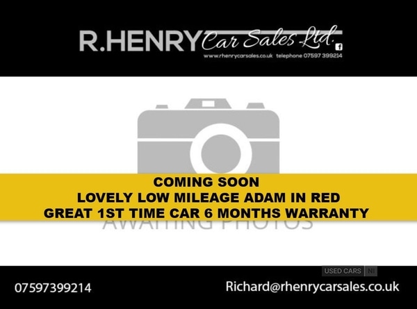 Used Vauxhall ADAM 2013 for sale - 76825538: Photo 1