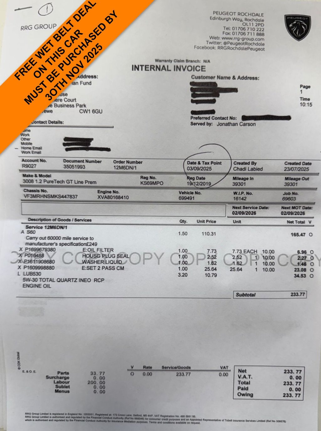 Used Peugeot 3008 2019 for sale - 76168098: Photo 48