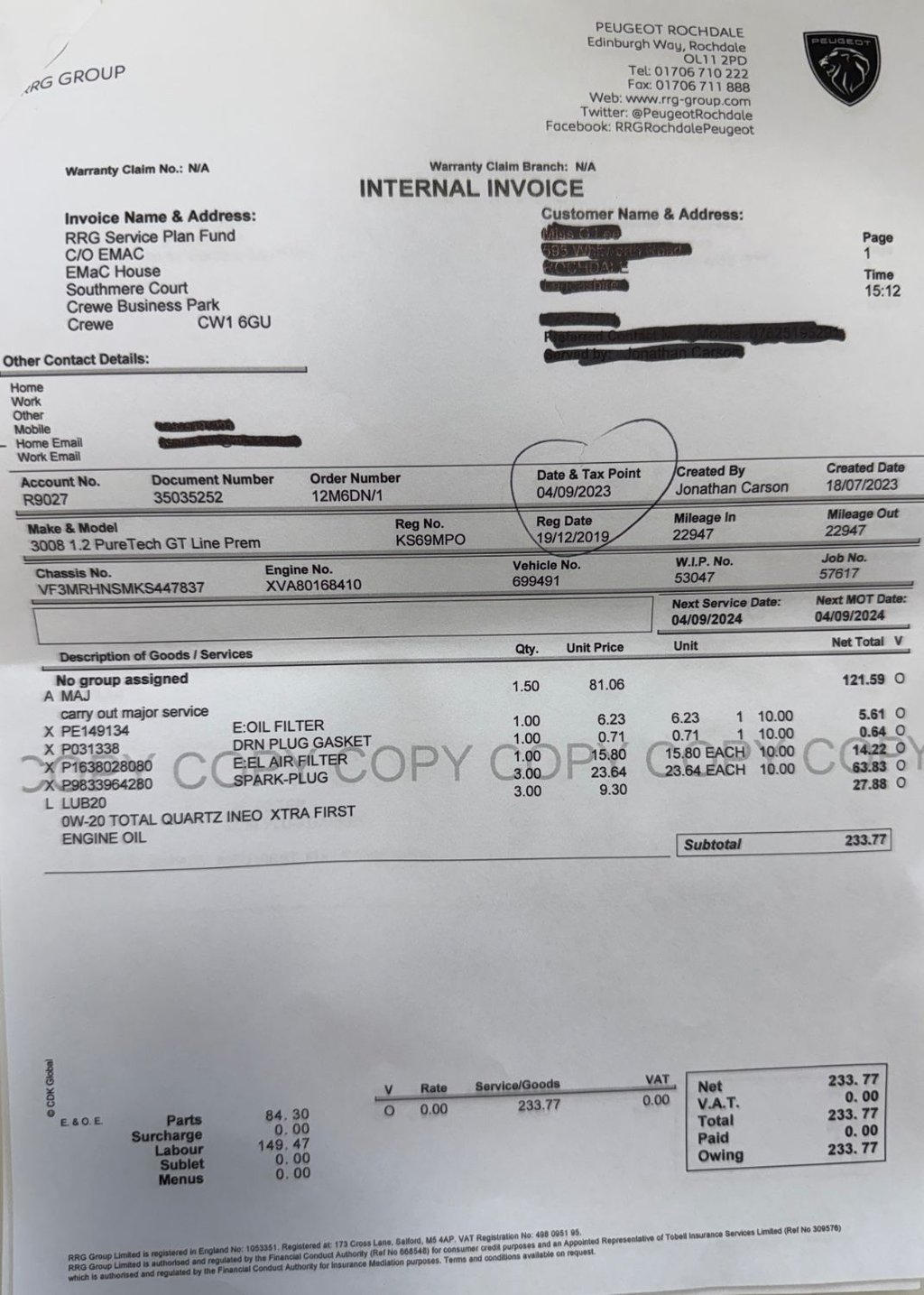 Used Peugeot 3008 2019 for sale - 76168098: Photo 50