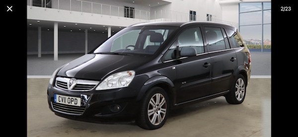 Used Vauxhall Zafira 2011 for sale - 76325084: Photo 1