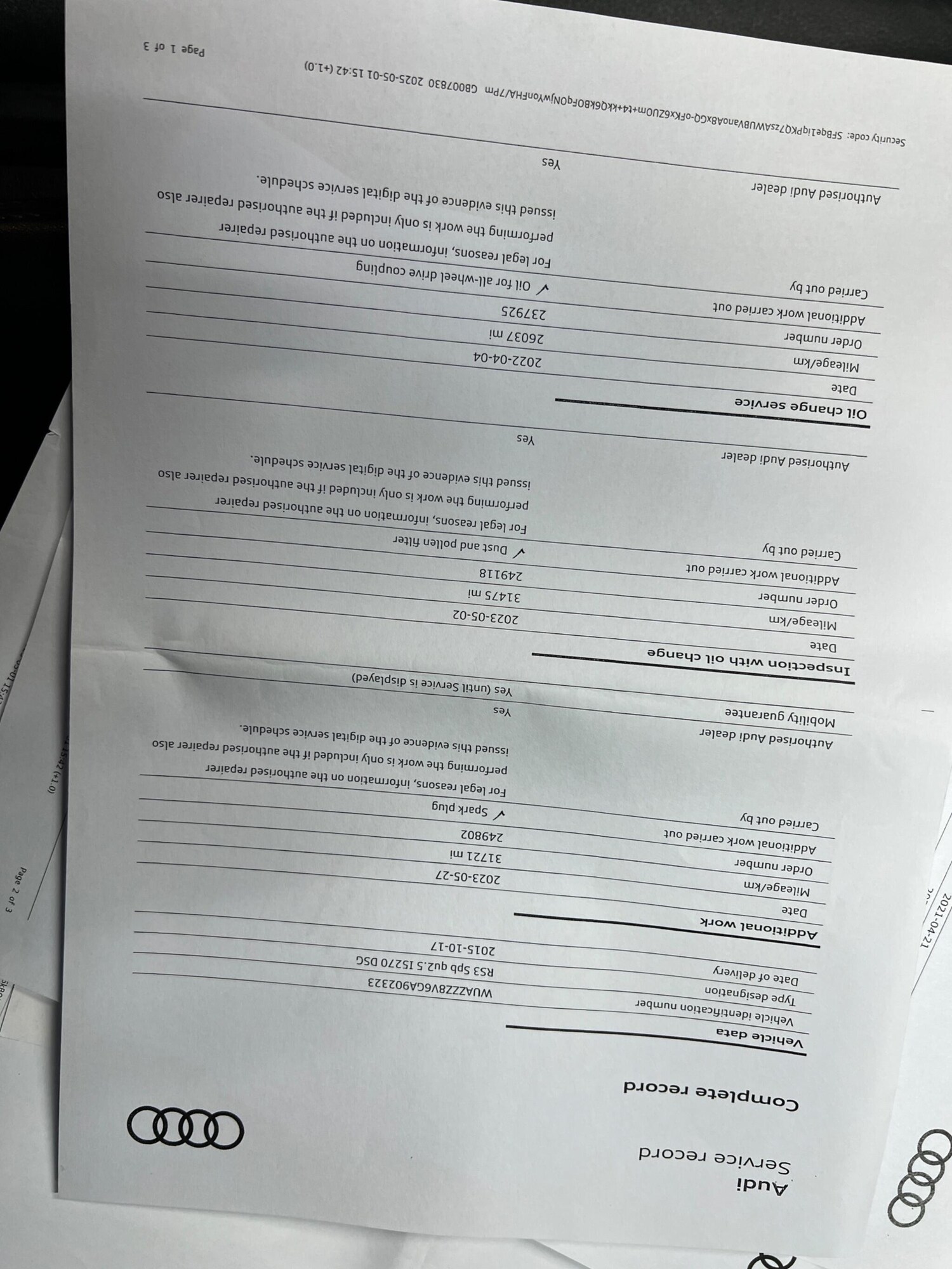 Used Audi RS3 2015 for sale - 77784139: Photo 56