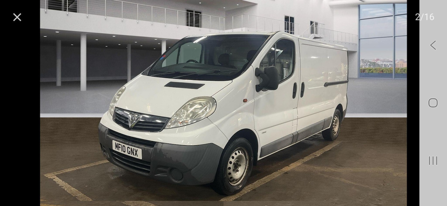 Used Vauxhall Vivaro 2010 for sale - 77537541: Photo 2