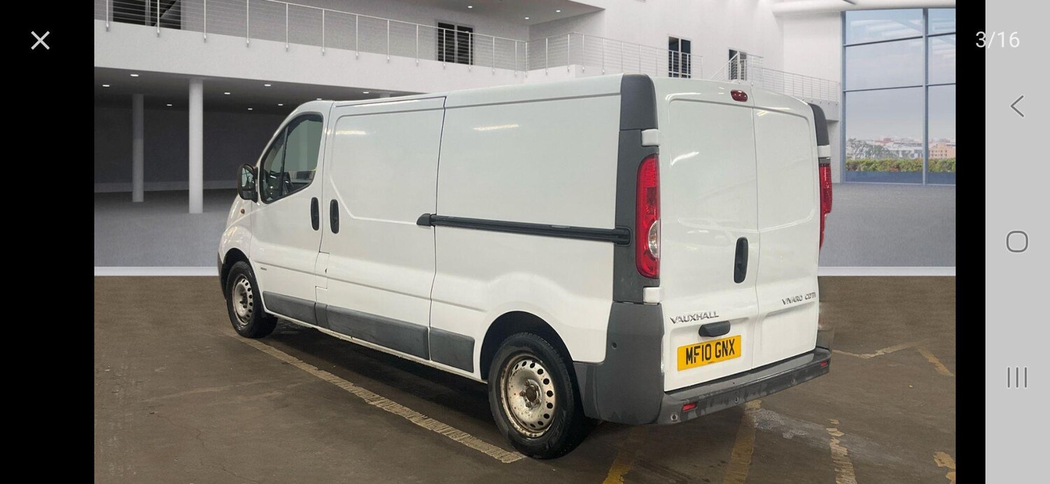 Used Vauxhall Vivaro 2010 for sale - 77537541: Photo 3