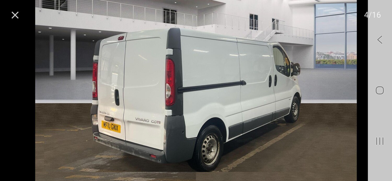 Used Vauxhall Vivaro 2010 for sale - 77537541: Photo 4