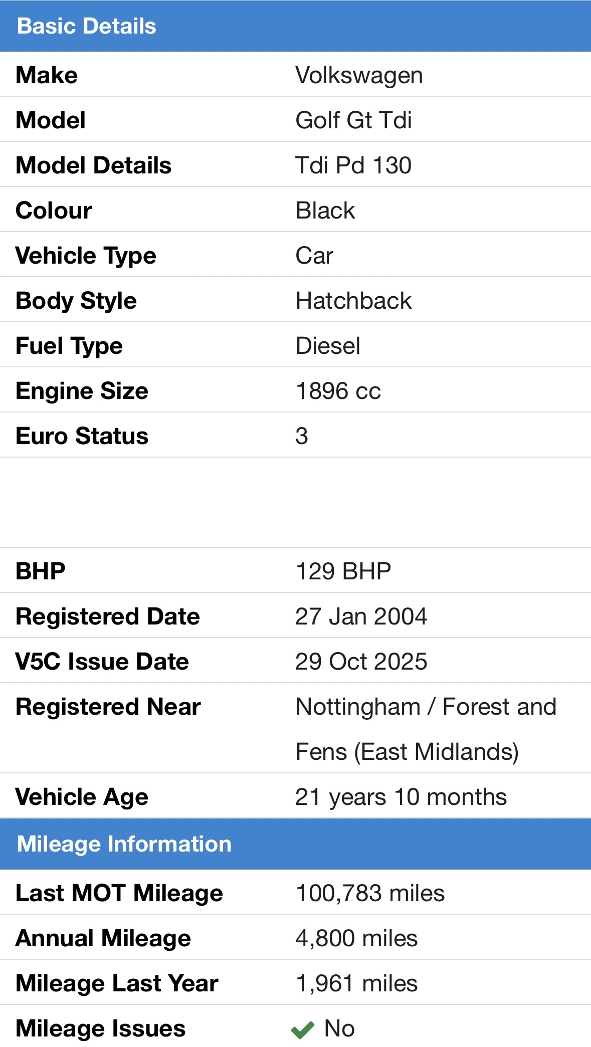 Used Volkswagen Golf 2004 for sale - 76855512: Photo 4