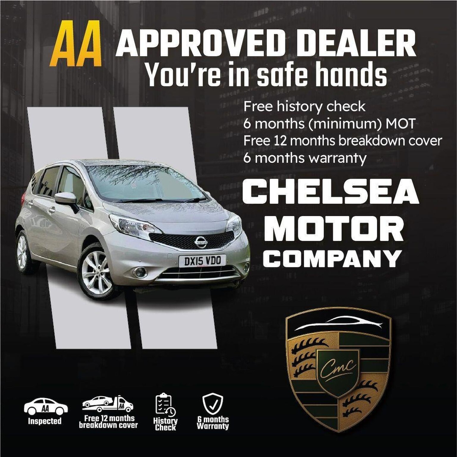 Used Nissan Note 2015 for sale - 77864896: Photo 2