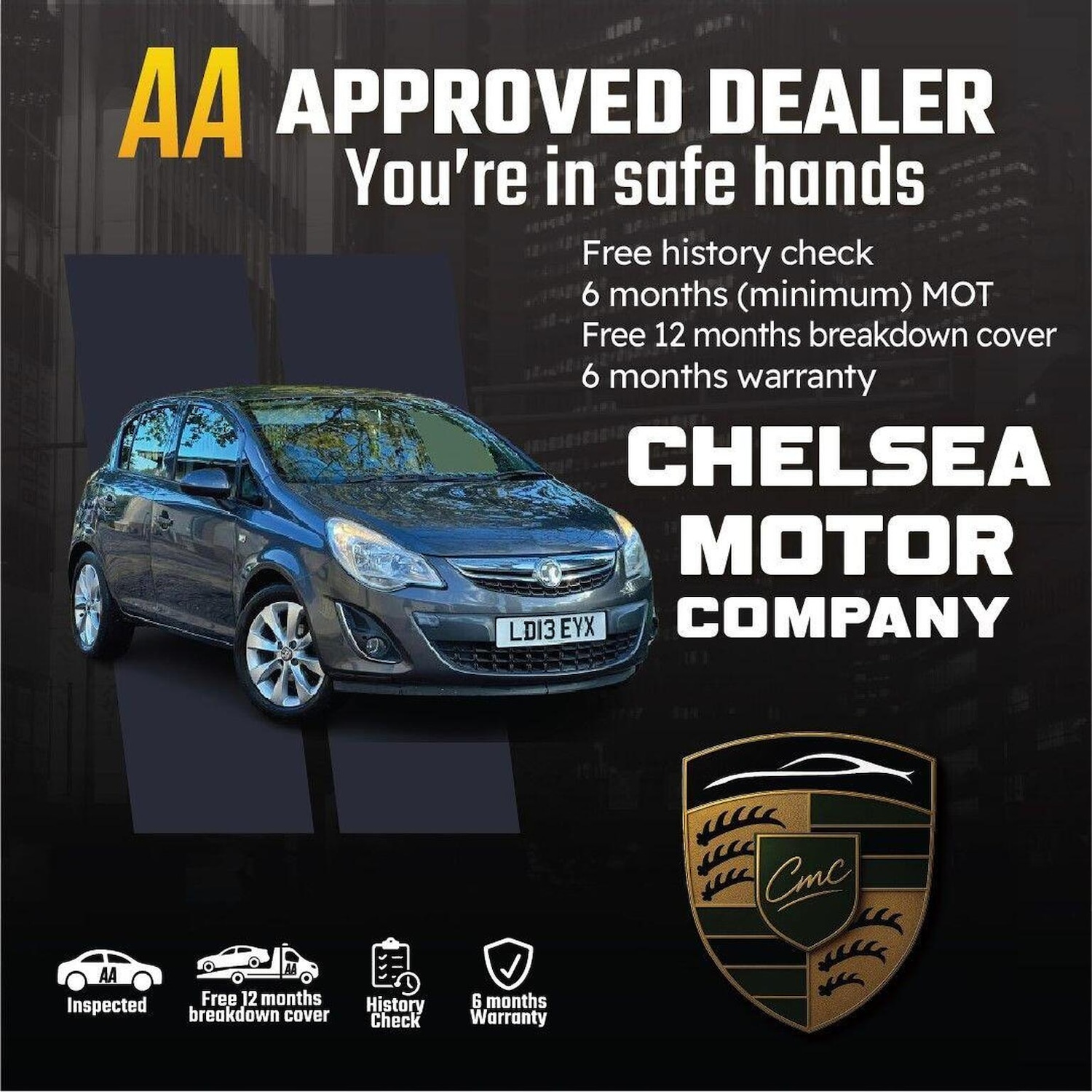 Used Vauxhall Corsa 2013 for sale - 77535948: Photo 2