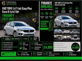 Used Fiat Tipo 2017 for sale - 79821558: Photo