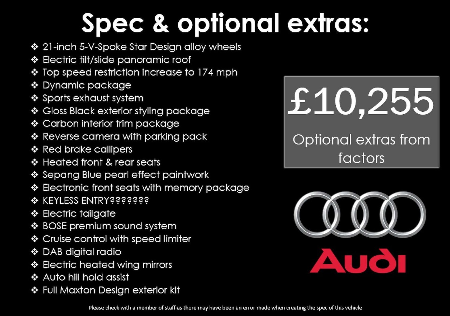 Used Audi RS6 2016 for sale - 77187823: Photo 19