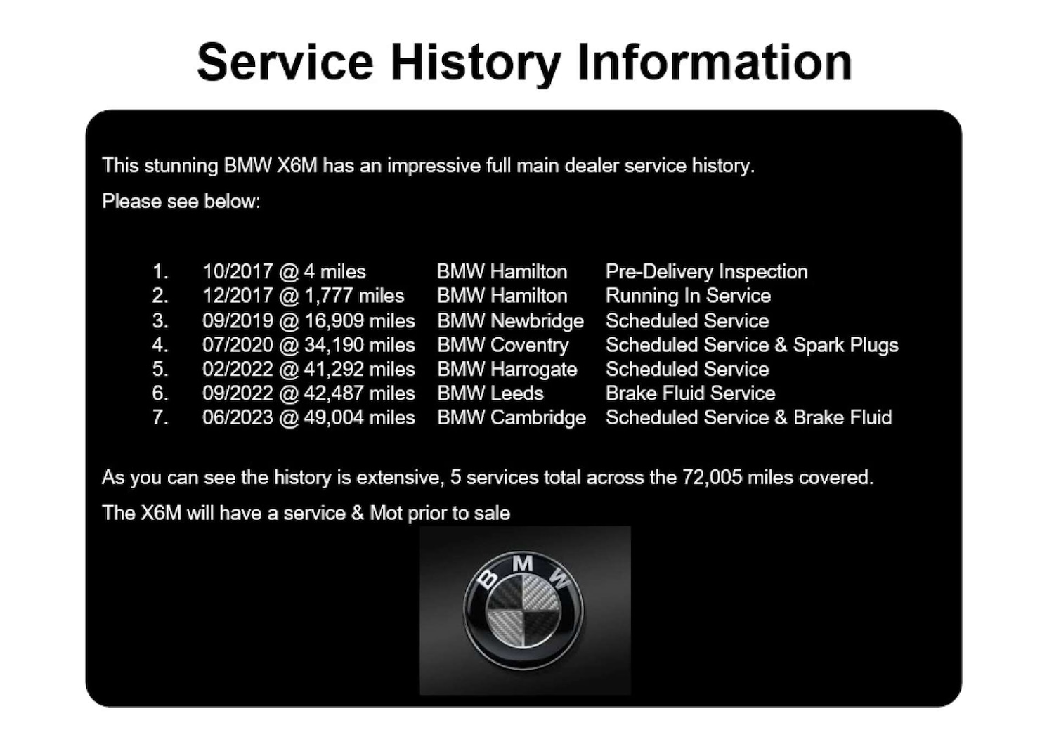 Used BMW x6 M 2017 for sale - 76686719: Photo 42