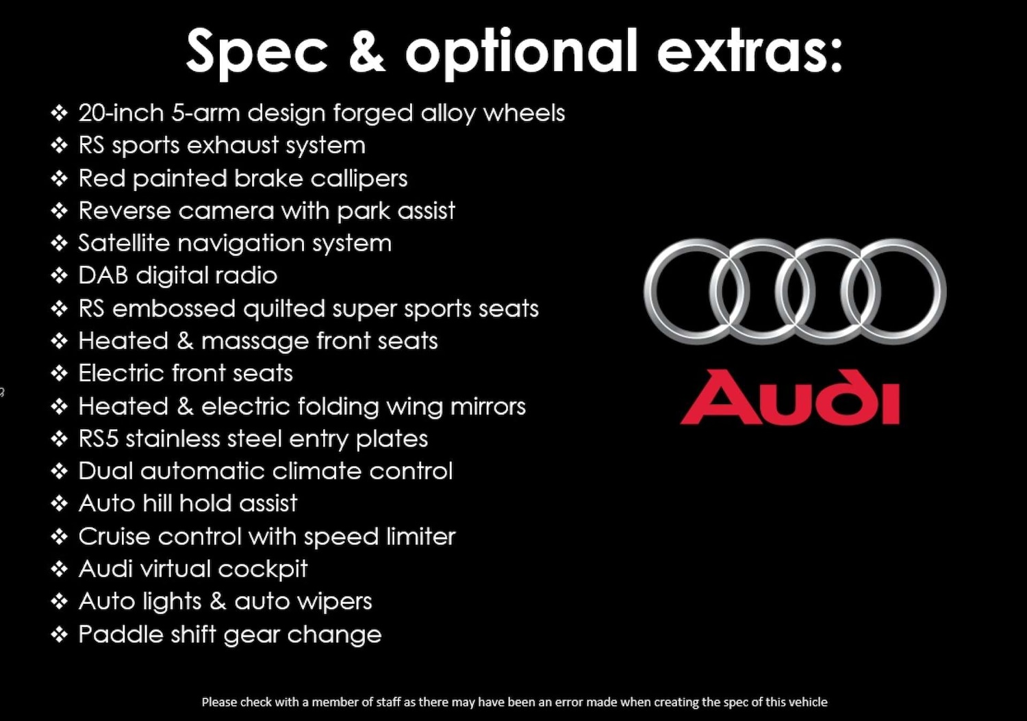 Used Audi RS5 2018 for sale - 76829814: Photo 20