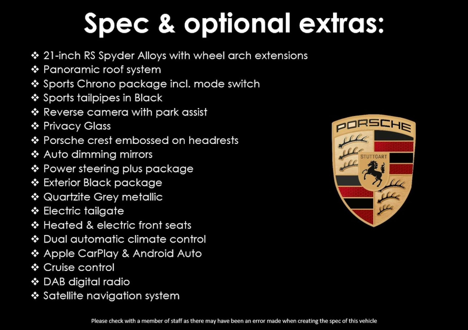 Used Porsche Cayenne 2021 for sale - 76719516: Photo 17