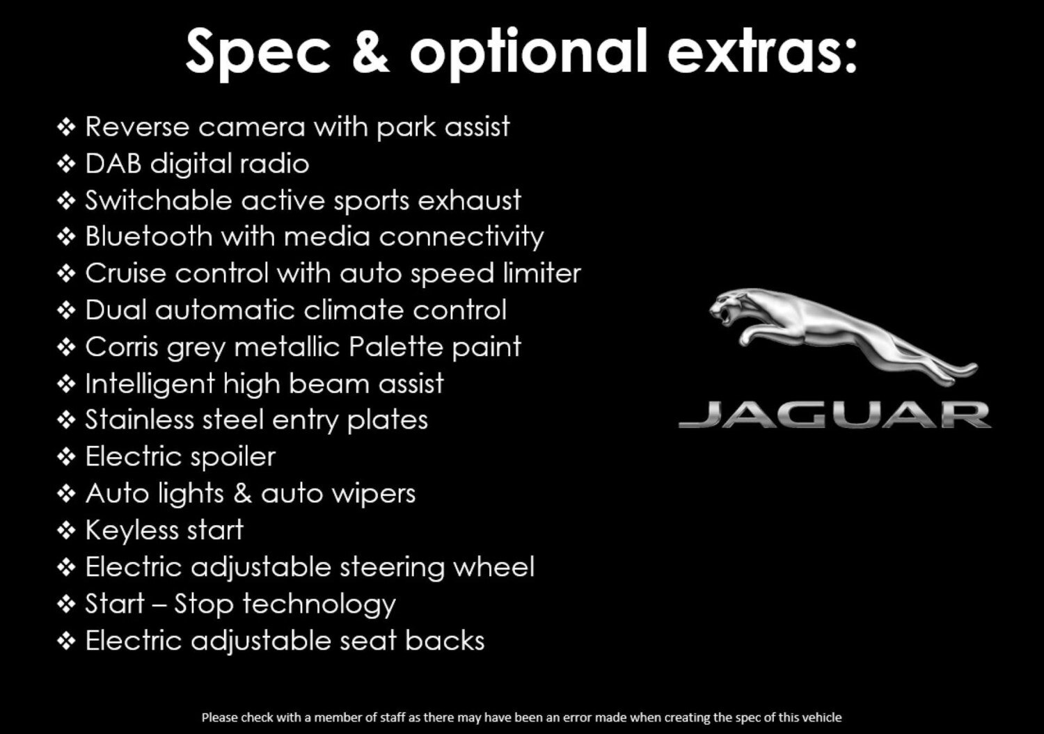 2016 Jaguar F-Type 3.0 F-Type V6 Auto 3dr Coupe Petrol Automatic - Picture 18 of 24