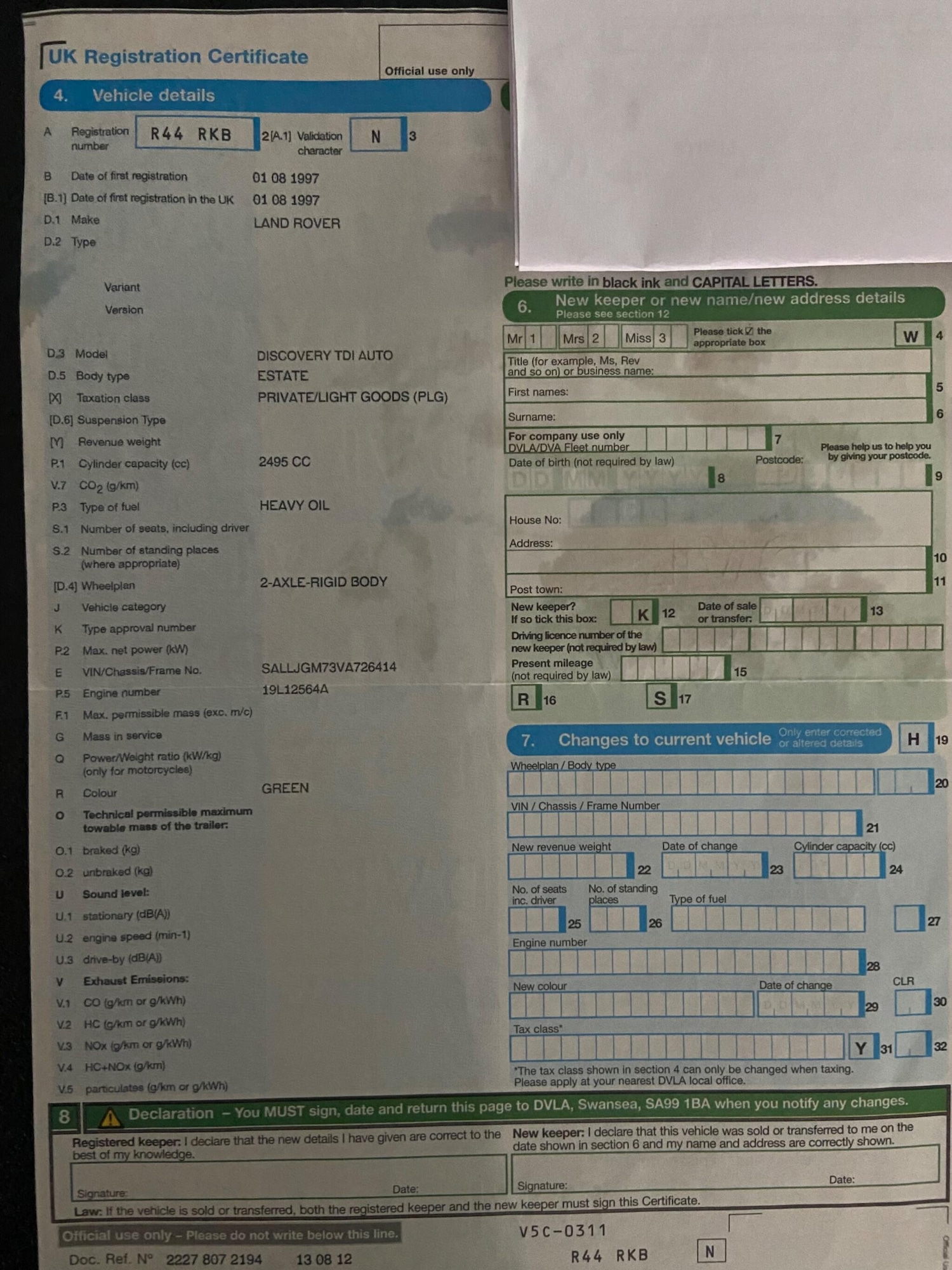 Used Land Rover Discovery 1997 for sale - 77496054: Photo 69