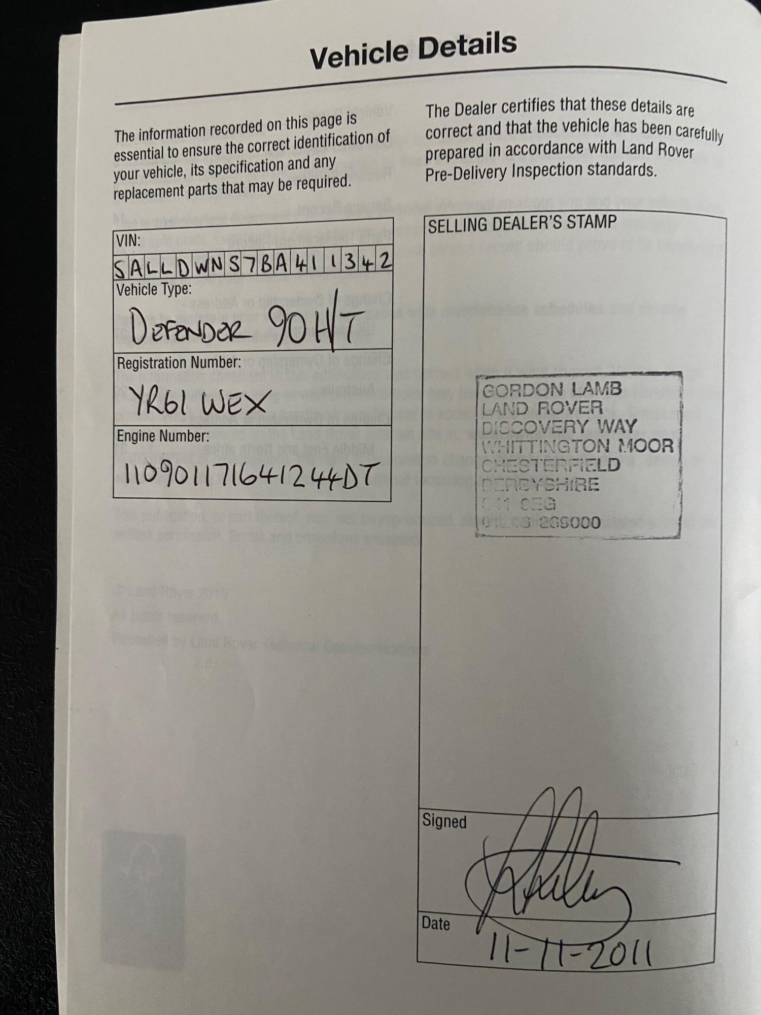 Used Land Rover Defender 2011 for sale - 77799350: Photo 41