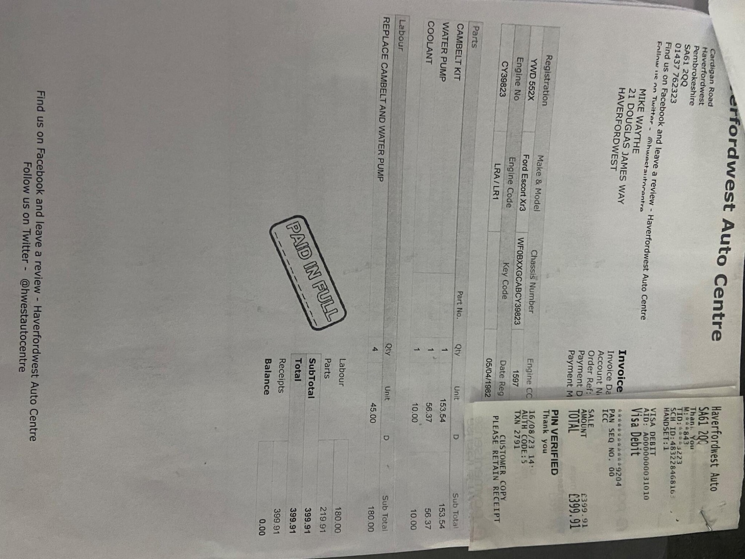 Used Ford Escort for sale - 77784604: Photo 17