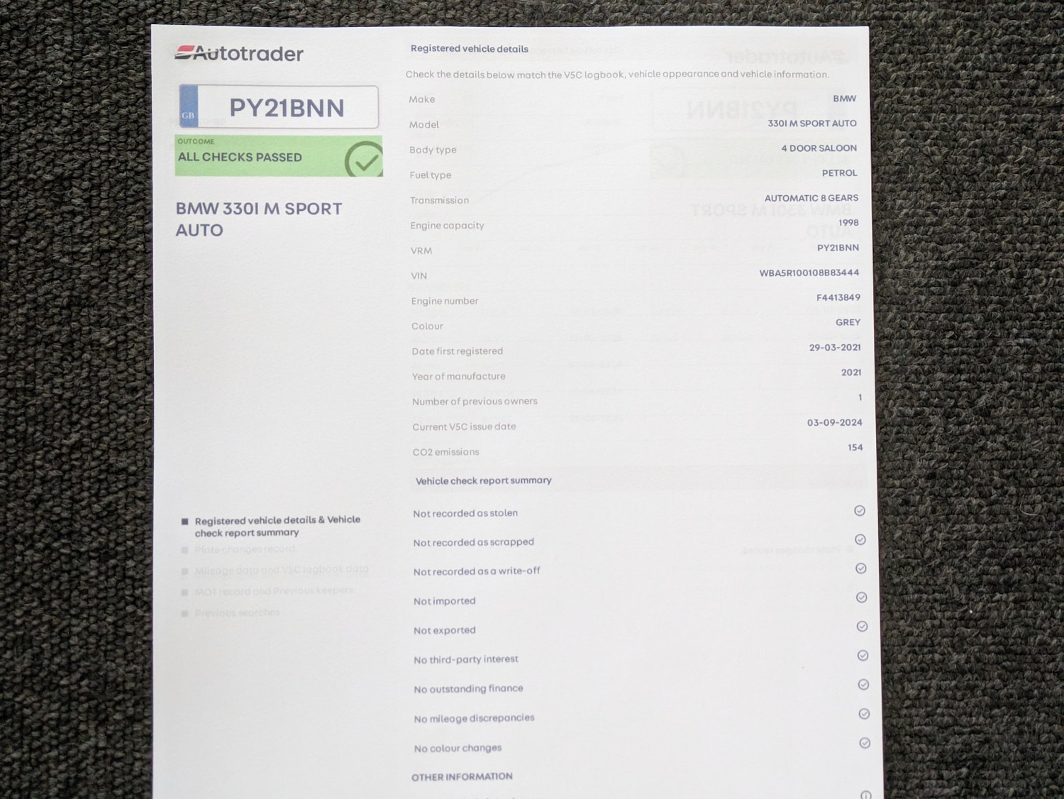 Used BMW 3 Series 2021 for sale - 78087732: Photo 42