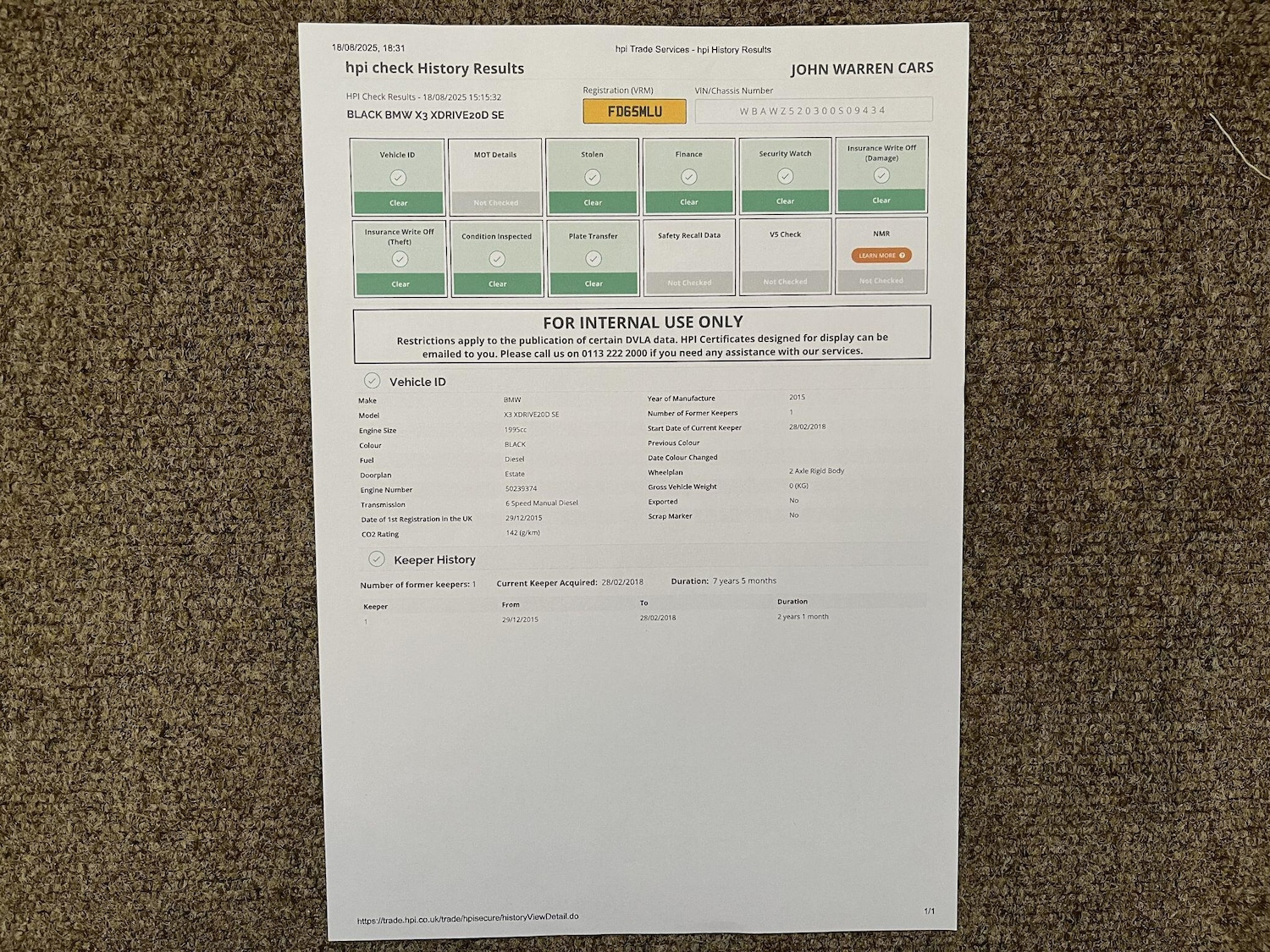 Used BMW X3 for sale - 76485412: Photo 48