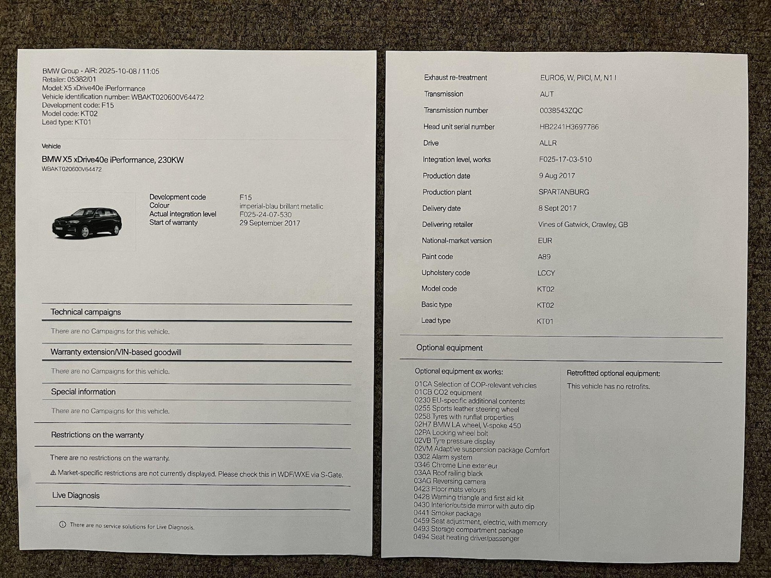 Used BMW X5 2017 for sale - 77039735: Photo 51