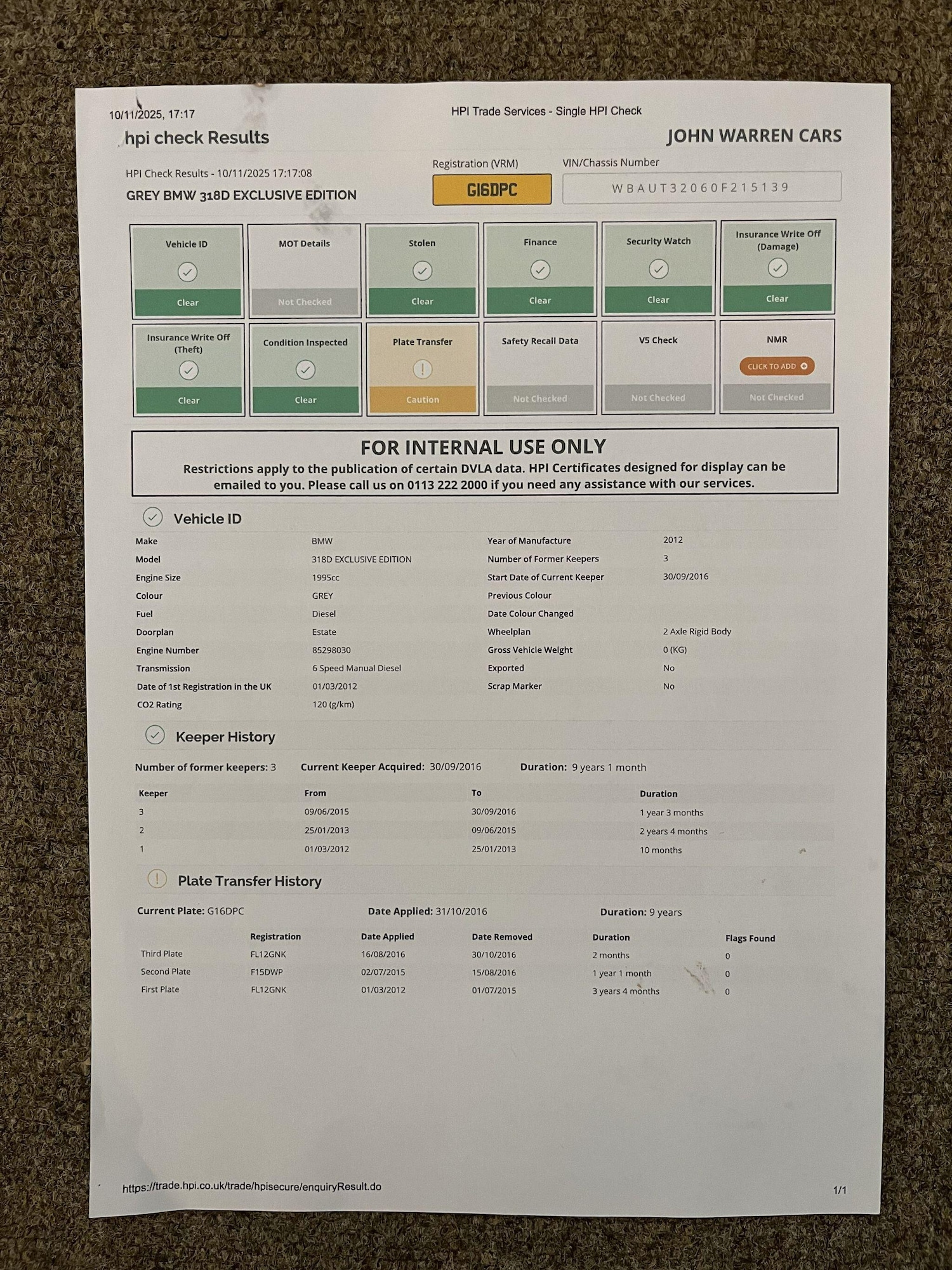 Used BMW 3 Series 2012 for sale - 76701125: Photo 33