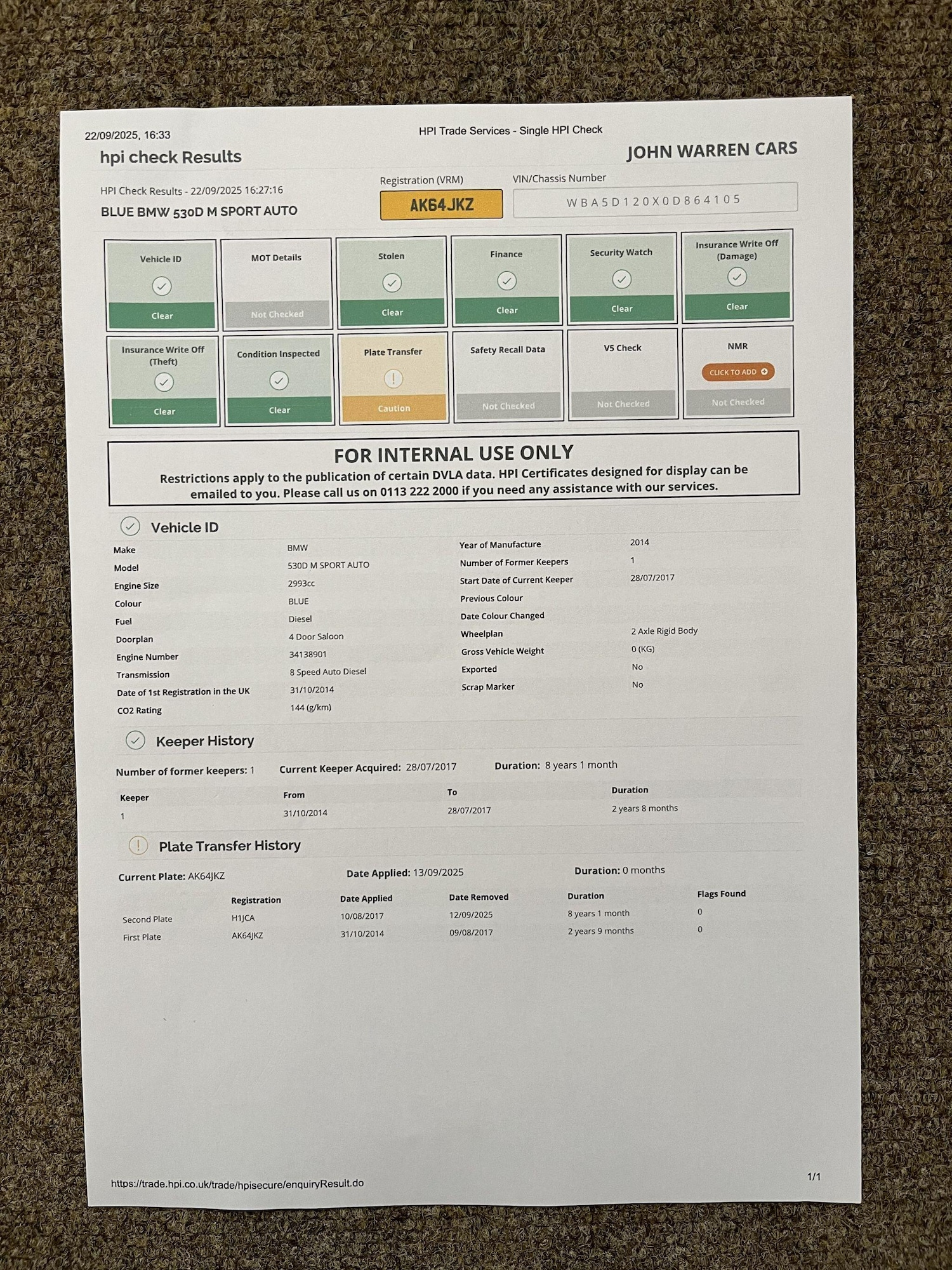 Used BMW 5 Series for sale - 76484482: Photo 49