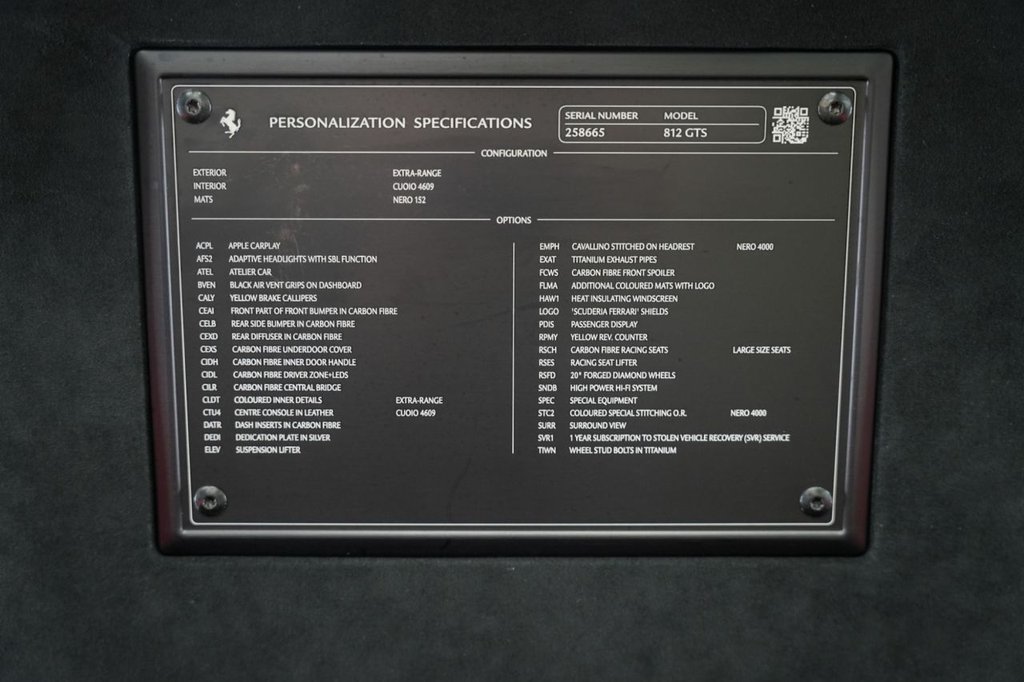 Used Ferrari 812 Superfast 2020 for sale - 77507994: Photo 47