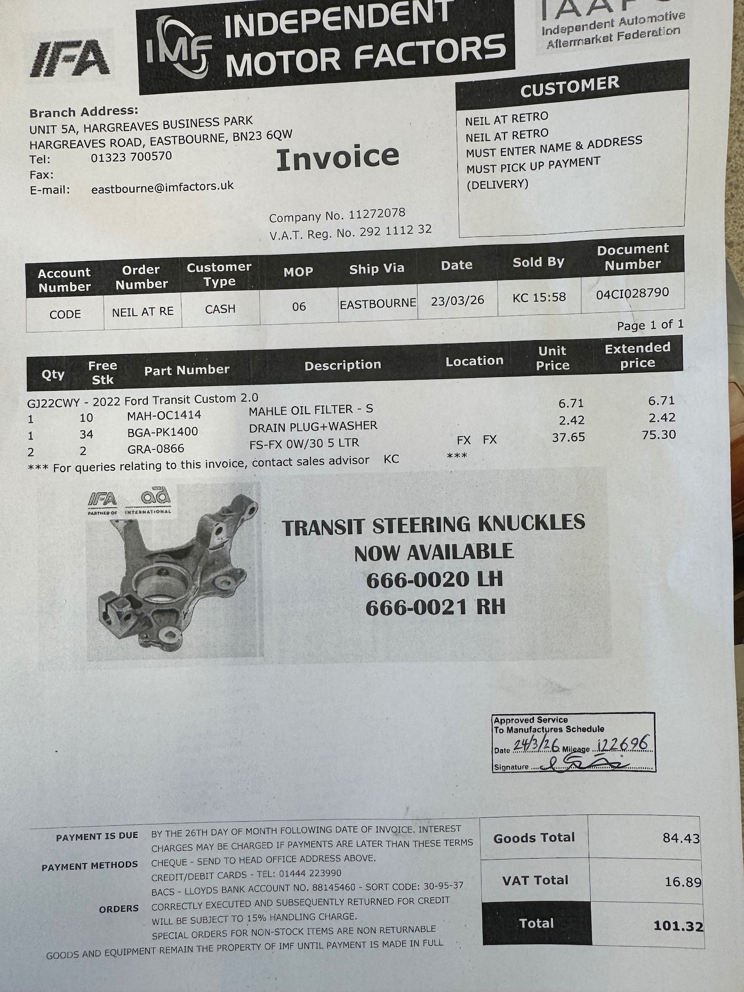 Used Ford Transit Custom 2022 for sale - 77934926: Photo 51