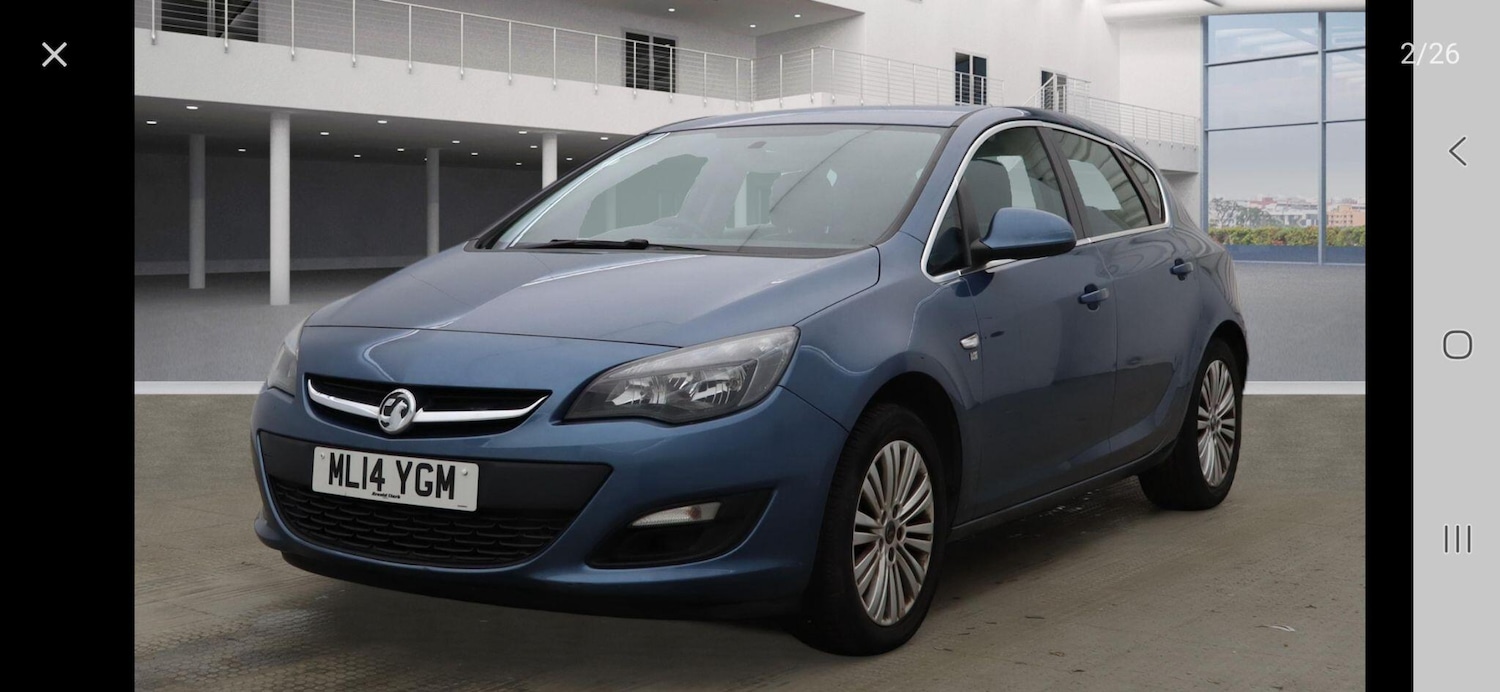 Used Vauxhall Astra 2014 for sale - 77469133: Photo 2