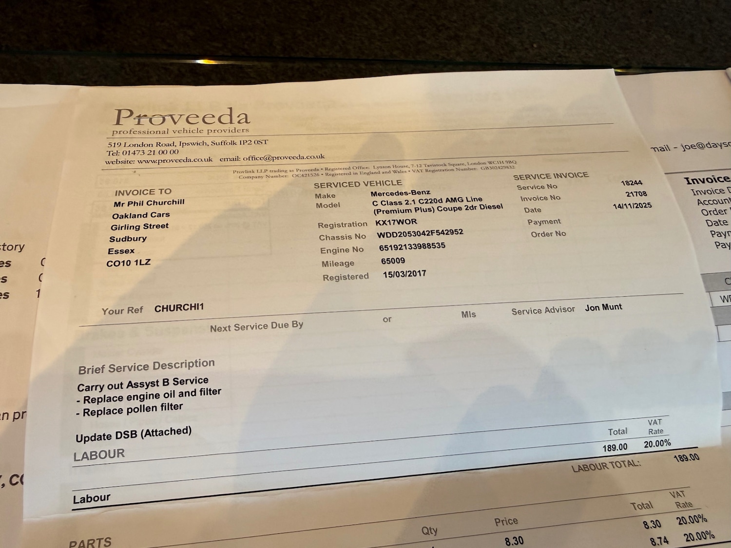 Used Mercedes-Benz C Class 2017 for sale - 77159378: Photo 69