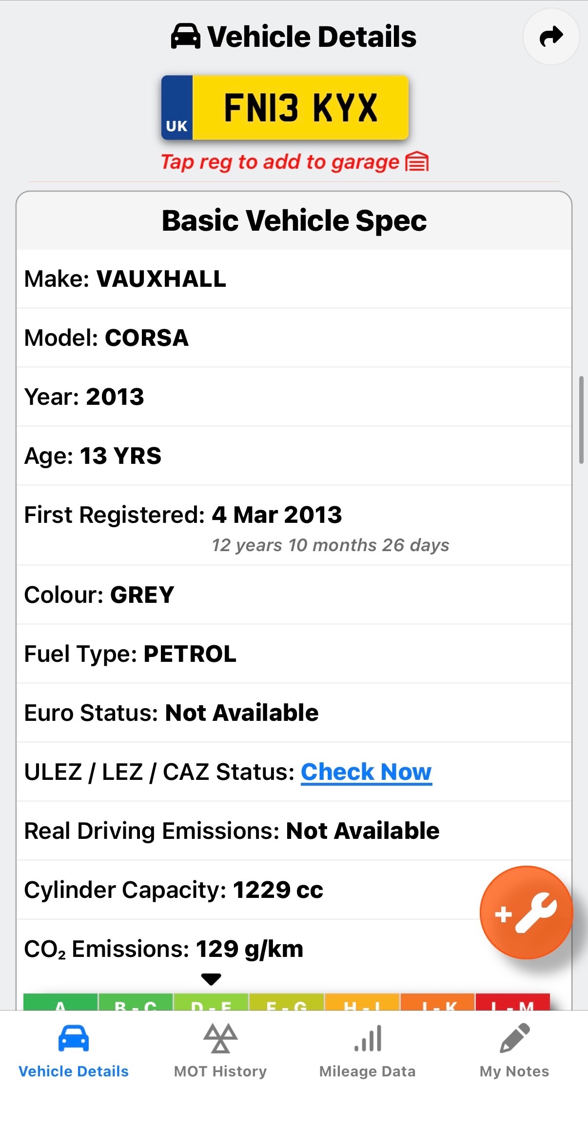 Used Vauxhall Corsa 2013 for sale - 77370759: Photo 6