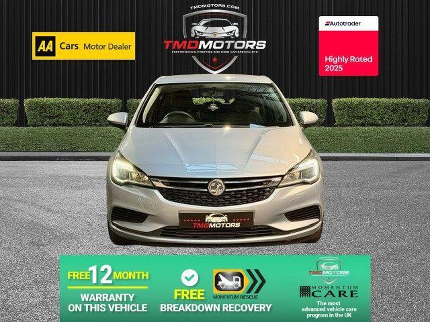 Used Vauxhall Astra 2016 for sale - 77749817: Photo 2