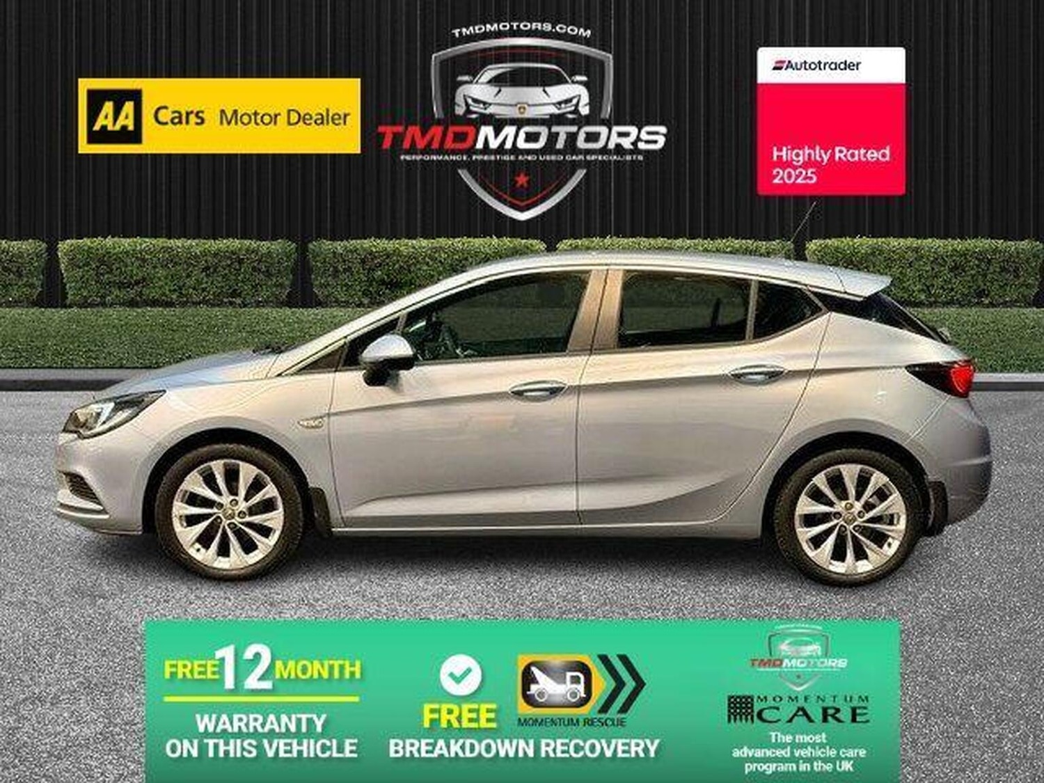 Used Vauxhall Astra 2016 for sale - 77749817: Photo 3