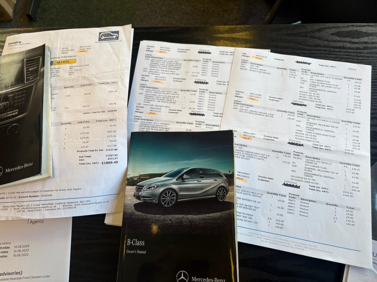 Used Mercedes-Benz B Class 2014 for sale - 77223299: Photo 8