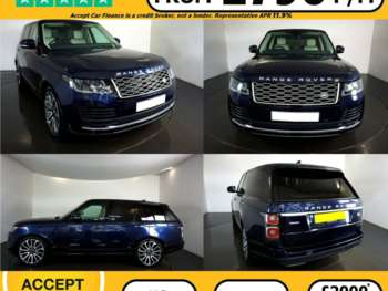 Land Rover, Range Rover 2019 (19) 4.4 SDV8 AUTOBIOGRAPHY 5d AUTO-2 FORMER KEEPERS-FINISHED IN LOIRE BLUE WITH 5-Door